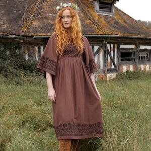 Voriagh "Mivilud" embroidered dress rosewood